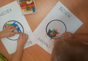 Międzynarodowy Dzień Kropki - wytwory pracy dzieci